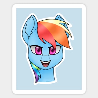 Rainbow Dash Smile Magnet